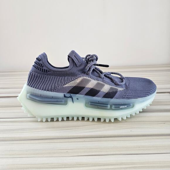 Adidas Men's Gray NMD S1 Sneakers Shoes Size 5.5 - Picture 2 of 10